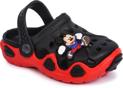 

Feet Essentials Boys & Girls Slip-on Clogs(Black
