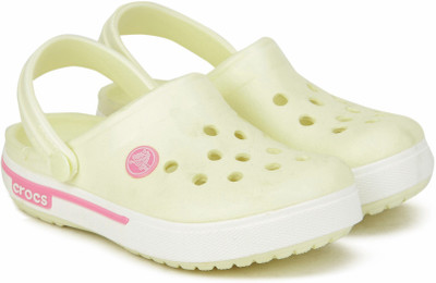 

Crocs Boys & Girls Sling Back Clogs(Cream, Stucco melon