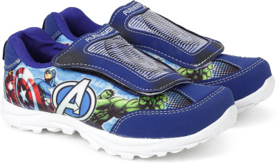 

Avengers Boys Velcro Running Shoes(Blue