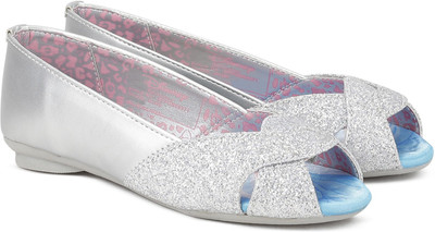 

Disney Princess Girls Slip on Ballerinas(Silver