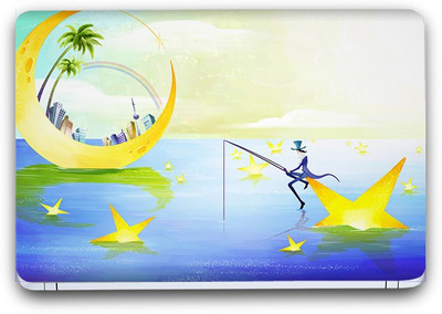 

Flipkart SmartBuy Moon And Stars Painting Vinyl Laptop Skin (3M/Avery Vinyl, Matte Laminated, 15 x 10 inches) Vinyl Laptop Decal 15.6