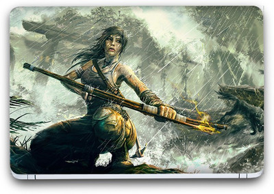 

Flipkart SmartBuy Fighter Girl Painting Vinyl Laptop Skin (3M/Avery Vinyl, Matte Laminated, 15 x 10 inches) Vinyl Laptop Decal 15.6