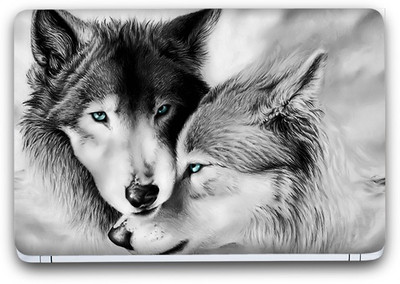 

Flipkart SmartBuy Wolf In Snow Vinyl Laptop Skin (3M/Avery Vinyl, Matte Laminated, 14 x 9 inches) Vinyl Laptop Decal 14.1