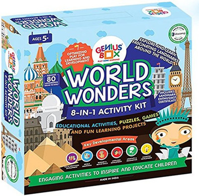

Genius Box Learning Toys for Children World Wonders Activity Kit(Multicolor)