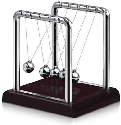 

Red5 Newton's Cradle Steel Balance Ball Pendulum Educational Physics Science(Multicolor)