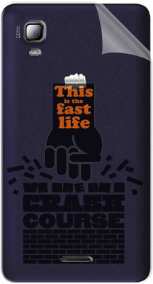 Snooky Soft Transparent Tpu Film For Micromax Canvas Doodle 3 A102 Lifes Truth Micromax Canvas Doodle 3 A102 Mobile Skin(Transparent)