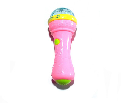 

OM Musical Microphones for kids Toy Night Light Projector Toy Songs/ lighting, Size- 20/6 cm, Color As per Availability(Pink, Yellow)