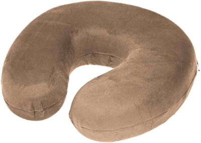 

House of Quirk Brown Foam U Shape Neck Pillow Neck Pillow(Brown)