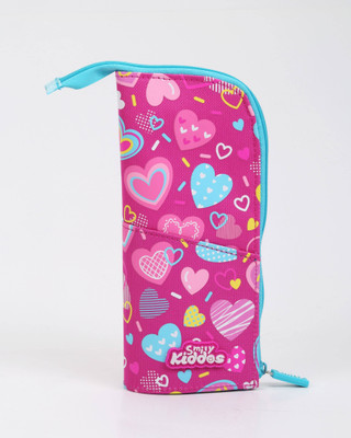 

Smily Kiddos Smily kiddos Heart Art Polyester Pencil Box(Set of 1, Pink)