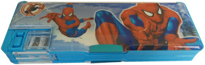 

kaykon Pencil Box For Kids High Quality Superhero Pencil Box Cartoon Character Art Plastic Pencil Box(Set of 1, Multicolor)