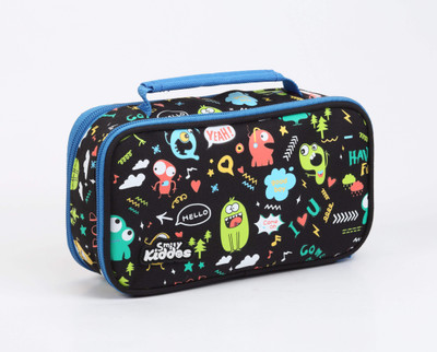 

Smily Kiddos Smily kiddos Science Art Polyester Pencil Box(Set of 1, Black)