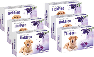 

skyec TickFree Soap 75g x 6 pack 450 ml Pet Coat Cleanser(Suitable For Dog)