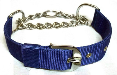 

Tradesk Dog Choke Chain Collar(, Blue