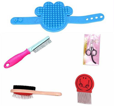 

Shrih Dog Beauty Care 5Pcs Set Wire-pin Brushes for Dog