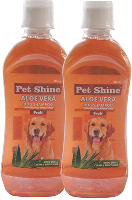 skyec peshine fruit shampoo 200ml x 2 pack Conditioning aloevera Dog Shampoo(400 ml)