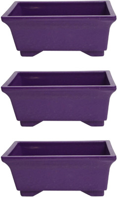 

SHOPTICO Plant Container Set(Pack of 3, Plastic)