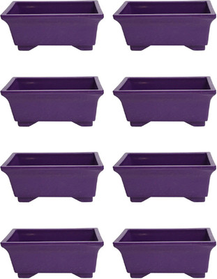 

SHOPTICO Plant Container Set(Pack of 8, Plastic)