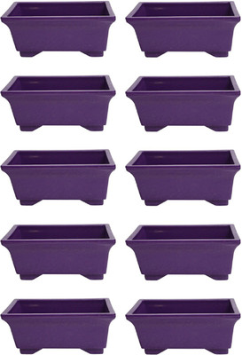 

SHOPTICO Plant Container Set(Pack of 10, Plastic)