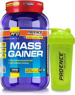 

Proence Mass Gainer 1 kg Chocolate Weight Gainers/Mass Gainers(1000 g, Chocolate)