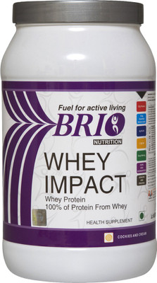 

Brio Brio Basics Whey Impact Whey Protein(0.82 kg, Cookies and Cream)