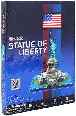 

Cubicfun Statue Of Liberty Usa 3d Jigsaw Puzzle Set(39 Pieces)