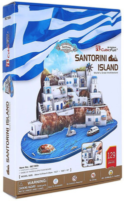 

Cubicfun Santorini Island Greece(129 Pieces)