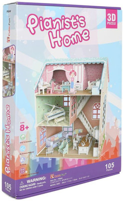 

Cubicfun DOLL HOUSE PIANISTS 3D PUZZLE SET(105 Pieces)