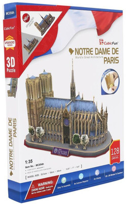 

Cubicfun 3D PUZZLE DAME DE PARIS(128 Pieces)