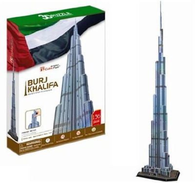 

Cubicfun Burj Khalifa Led Lighting Paper 3 D Jigsaw Puzzle(136 Pieces)