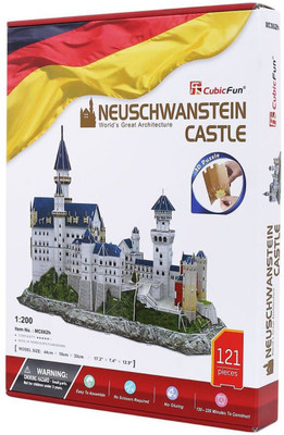

Cubicfun Neuschwanstein Castle Germany 3d Jigsaw Puzzle Set(121 Pieces)