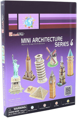 

Cubicfun Mini Architecture Series Construction Set(60 Pieces)