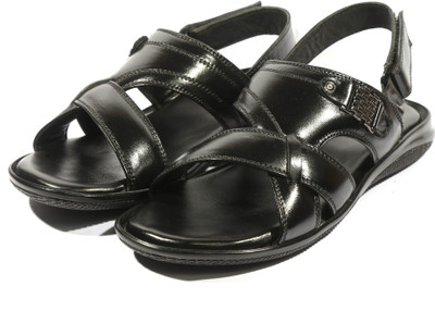 

ICEBULL LEATHER Men BLACK Sandals