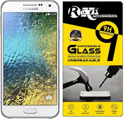 Roxel Impossible Screen Guard for Samsung Galaxy E5 (White,16GB)(Pack of 1)