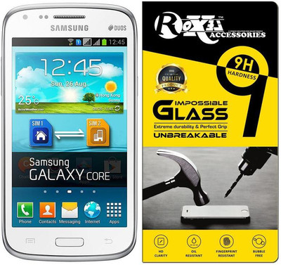 Roxel Impossible Screen Guard for Samsung Galaxy Core GT-I8262 (Chic White)(Pack of 1)