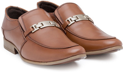

Escaro Men's Formal Slip On For Men(Tan