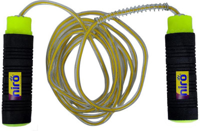 

Niro Exclusive Gym Training Skipping Rope Freestyle Skipping Rope(Multicolor, Length: 259 cm)