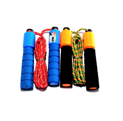 

MK Skipping rope with counter, combo pack, Color As per Availability Kids Skipping Rope(Black, Yellow, Blue, Red, Length: 17 inch), Multicolor