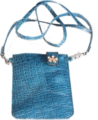 

Rambler Girls Casual Blue Genuine Leather Sling Bag