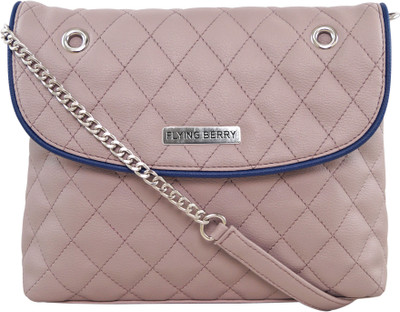 

FLYING BERRY Women Casual Purple PU Sling Bag