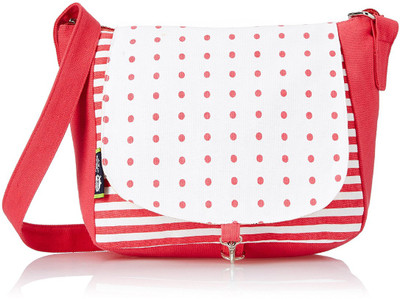 

Kanvas Katha Women Casual Orange Cotton, Canvas Sling Bag