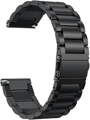 

ACUTAS Stainless Steel Band Strap Replacement Metal Wristbands for Fitbit Versa� Smart Watch Strap(Black)