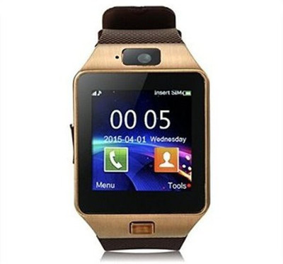 

EWELL SMART M9 WATCH MOBILE WATCH BLUETOOTH WHATSUP WATCH GOLDEN WITH BROWN STRAP) GOLD Smartwatch (Brown Strap FREE SIZE) brown Smartwatch(Brown Strap regular)