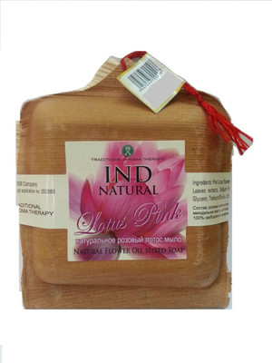 

IND Natural Lotus Pink Flower oil mixed natural soap(600 g, Pack of 3)
