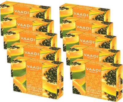 

vaadi Fresh papaya soap 75gx 10 pack(750 g, Pack of 10)