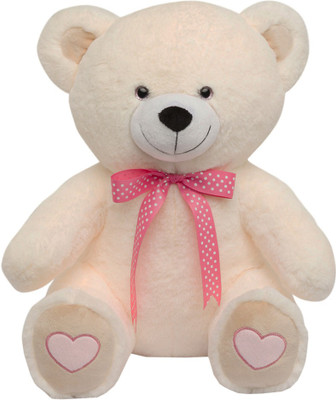 

Miss & Chief Premium Fur Teddy - 38 cm(Cream)