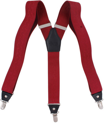 

Orolyf Y- Back Suspenders for Men(Red)