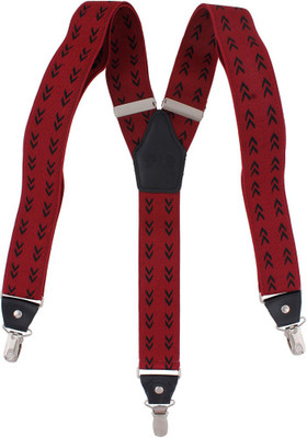 

Orolyf Y- Back Suspenders for Men(Maroon)