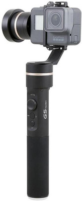 

Feiyutech G5 3-Axis Splashproof Handheld Gimbal for GoPro Hero6 & 5 Action Camera Tripod(Black, Supports Up to 500 g)