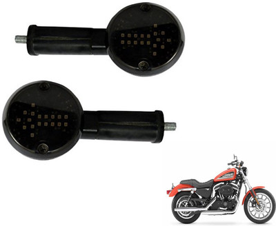 MOCKHE Front, Rear LED Indicator Light for Universal For Bike XL HD(White)