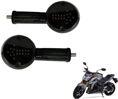 MOCKHE Front, Rear LED Indicator Light for Suzuki GSX(White)